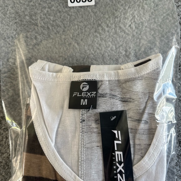 Men's Flex’s Fitness Muscle Tank Top Gym Active Wear  Unisex Bodybuilding NWT M - Picture 10 of 10